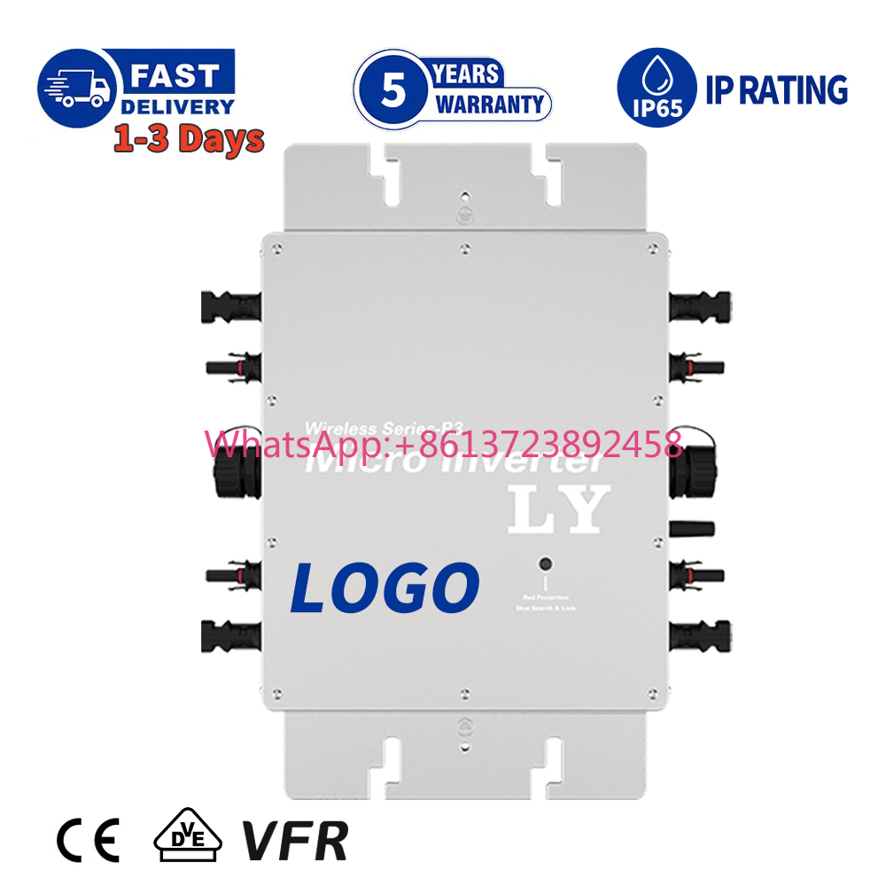 Micro Inverter 1400W Solar Grid Tie - محول طاقة شمسية صغير مقاوم للماء