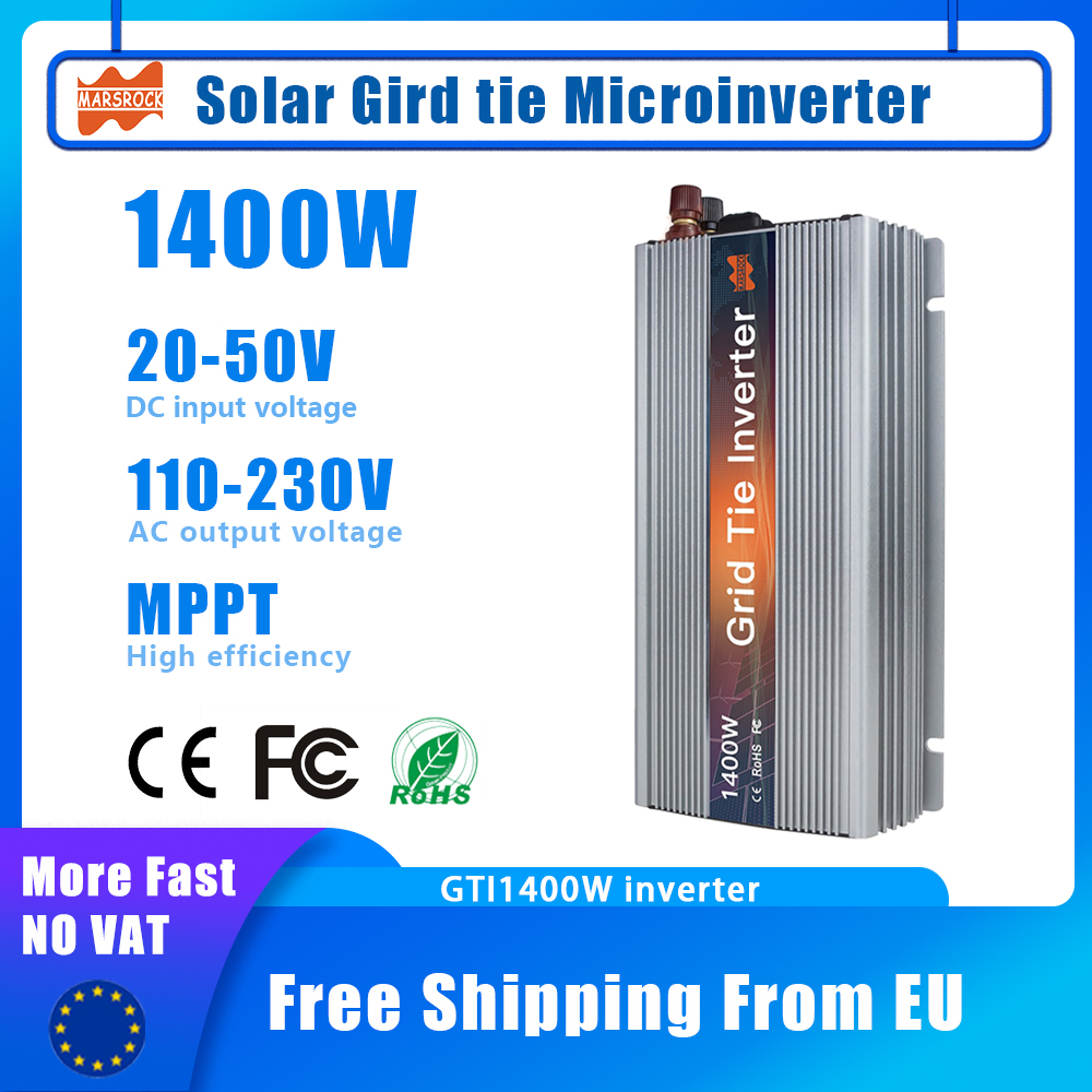 Micro Inverter 1400W Solar Grid Tie - محول طاقة شمسية MPPT بقوة 1400