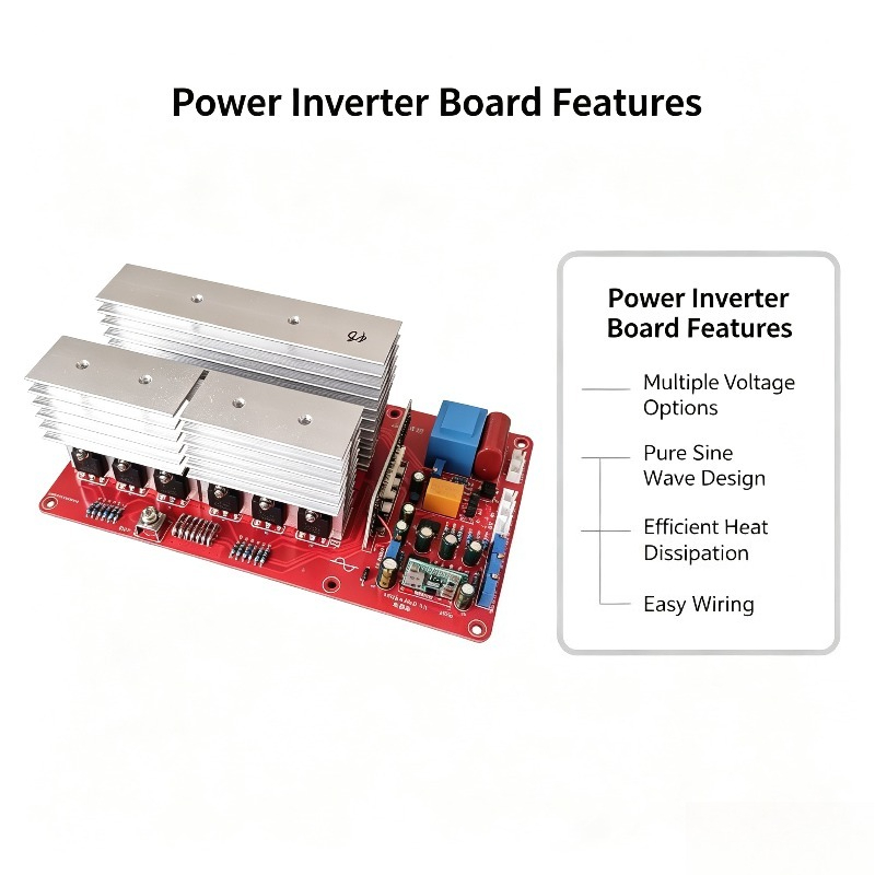 لوحة تحكم رئيسية لمحول موجة جي - مراجعة Pure Sine Wave Inverter Board 24V 48V وسعره