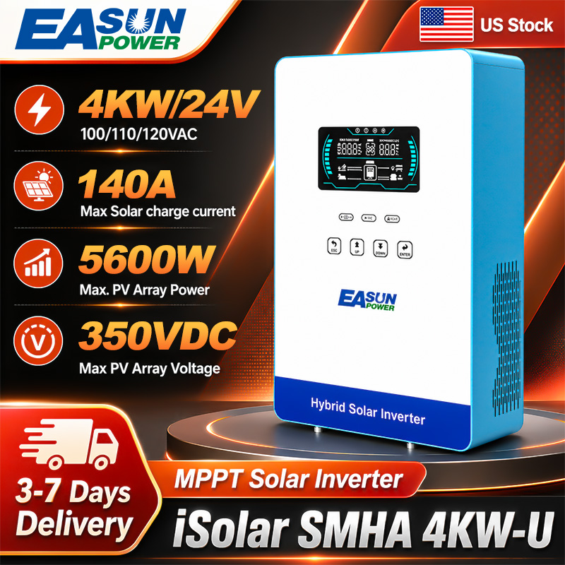 محول طاقة شمسية EASUN POWER بق - مراجعة Grid Tie Inverter Limiter 2000W وسعره