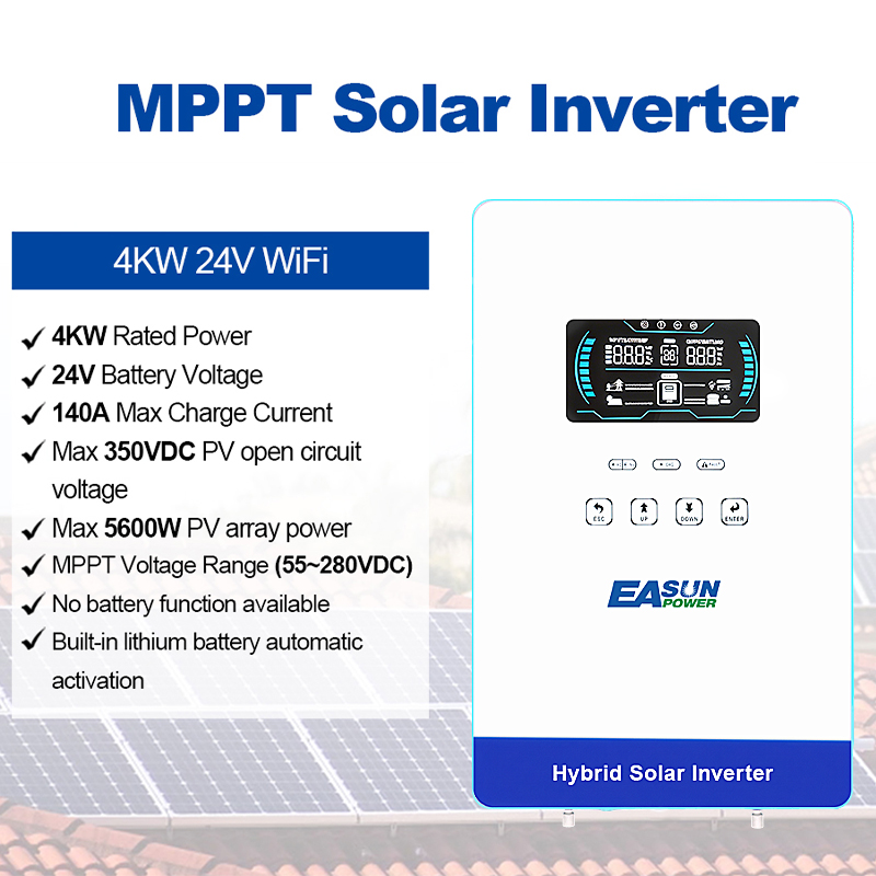 محول طاقة شمسية EASUN POWER بق - مراجعة Grid Tie Inverter Limiter 2000W وسعره