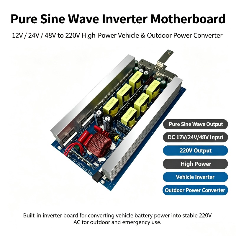 لوحة التحكم الرئيسية لمحول الت - مراجعة Pure Sine Wave Inverter Board 24V 48V وسعره